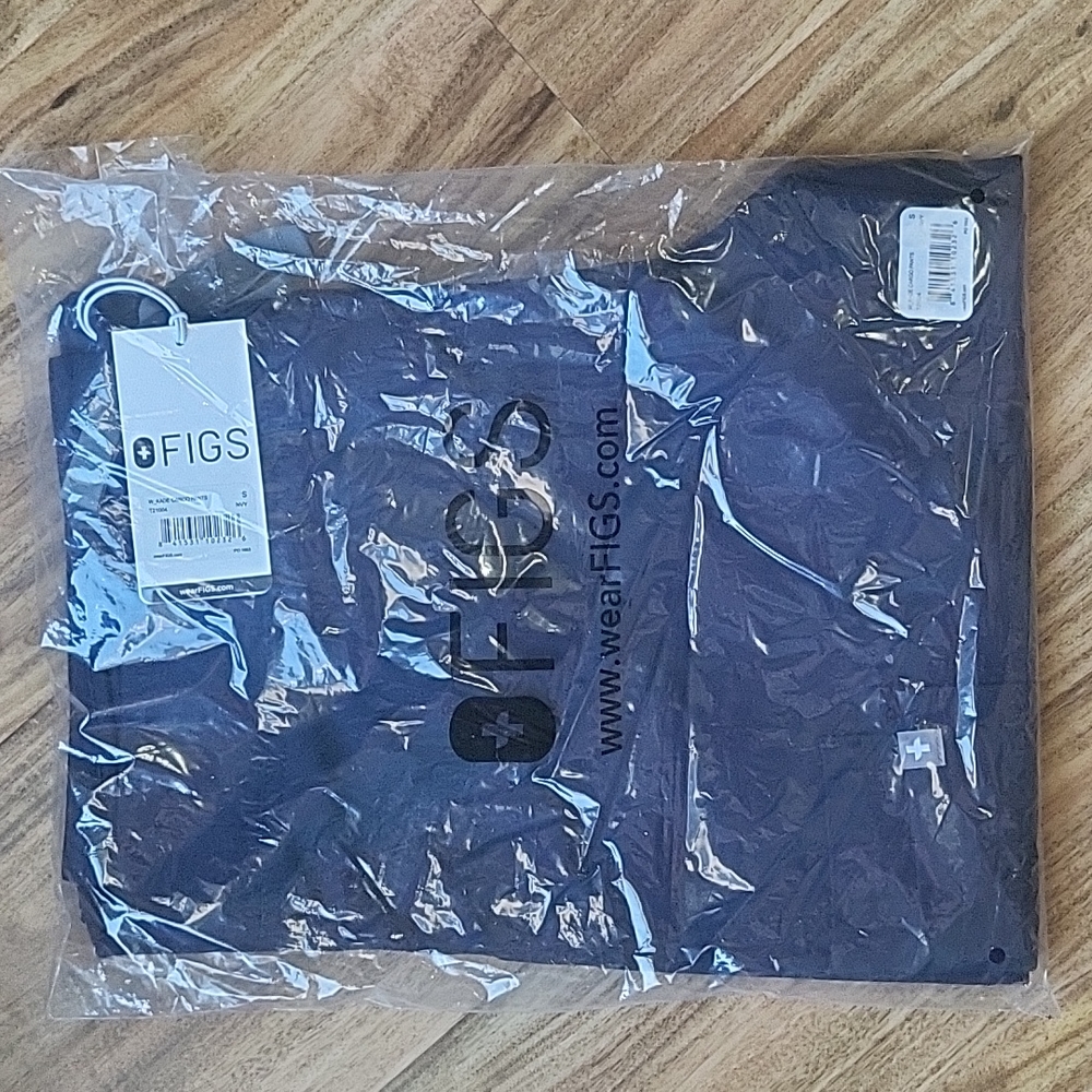 Figs Kade Cargo Scrub Pants Small Navy